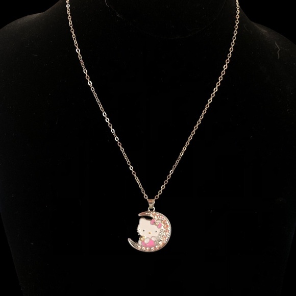 Sterling Silver Hello Kitty Pendant and Necklace. New. - Picture 2 of 5